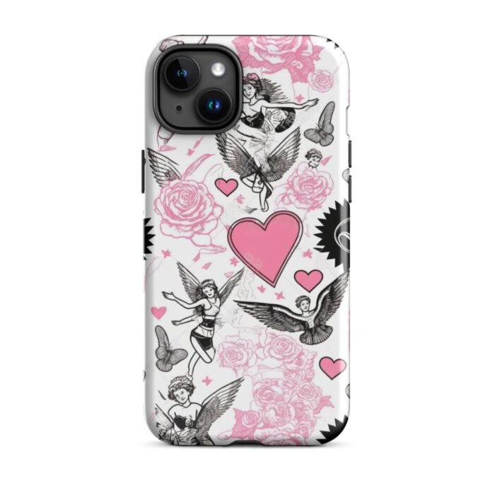tough case for iphone glossy iphone 15 plus front 65ba37a36d939